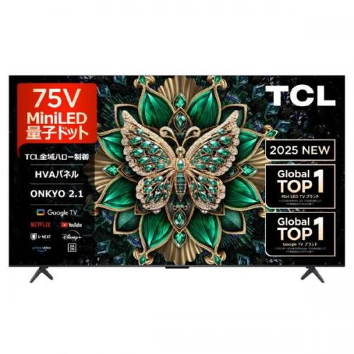 TCL TCL C6K プレミアム 4K量子ドットMini LED液晶テレビ 55V型 55C6K