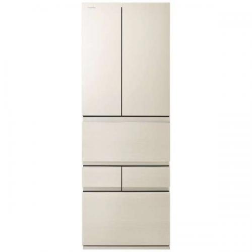 TOSHIBA GR-W460FZ（ZH）（アッシュグレージュ） vegeta 冷蔵庫 - 最