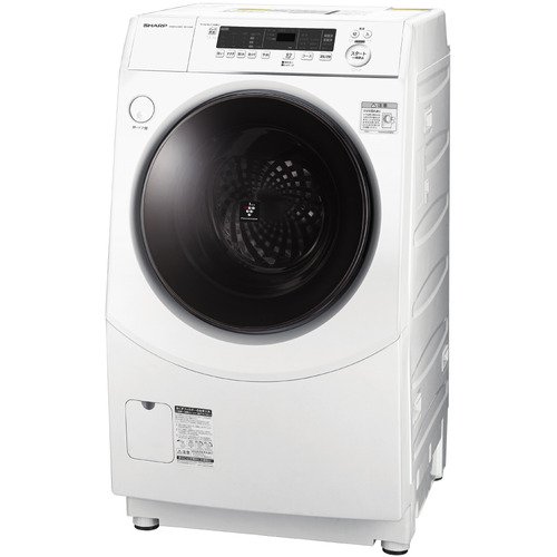 SHARP ドラム式洗濯乾燥機 右開き ES-H10G-WR （ホワイト） プラズマクラスター 洗濯機本体