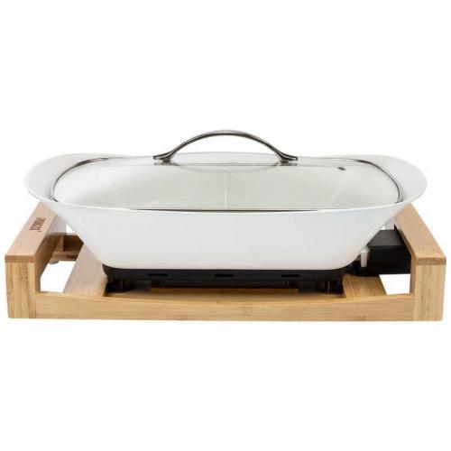 プリンセス Separate Pot Pure＆Black 163030 （ホワイト） グリル鍋