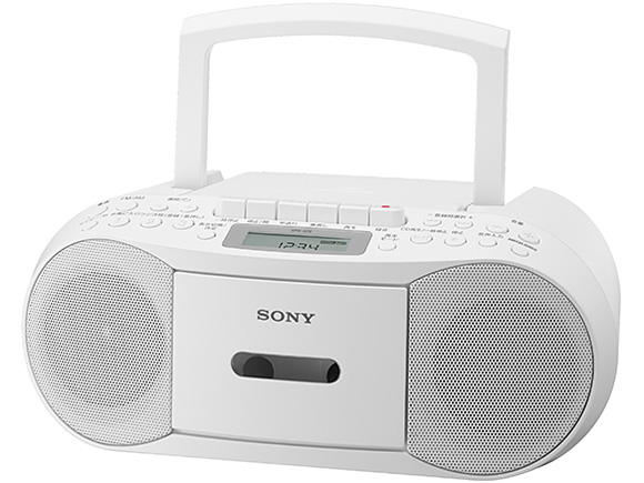 SONY CDラジオカセットレコーダー CFD-S70（W） ホワイト CDラジカセ