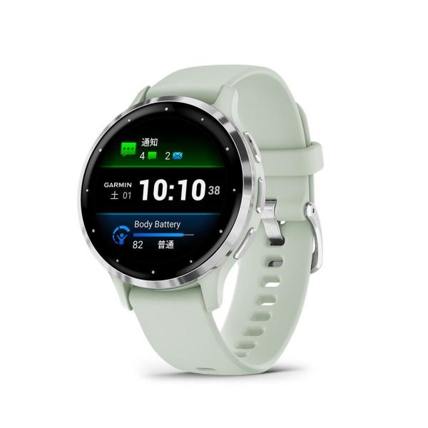 GARMIN Venu 3S Pink Dawn/Peach Gold 010-02785-43 Venu スマート 