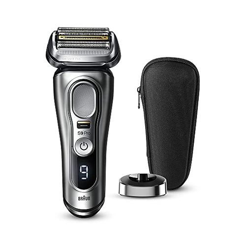 【美品】Braun S9 Pro メンズ電気シェーバー9417S （5793） BRAUN シリーズ9Pro 充電式シェーバー 9417s （マッドシルバー） BRAUN