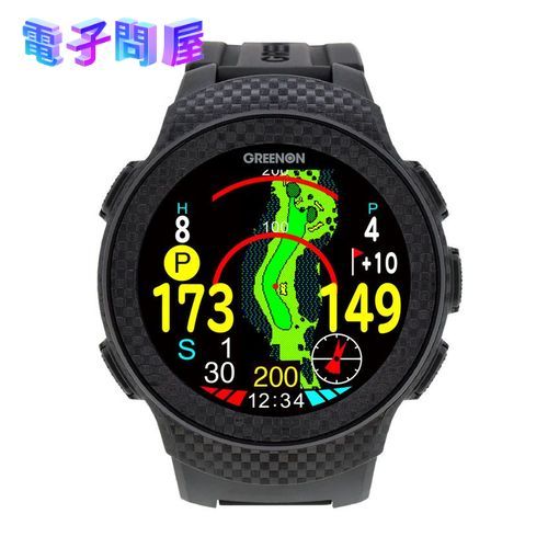 GREENON グリーンオン THE GOLF WATCH A1-II （ブラック） ゴルフ GPS