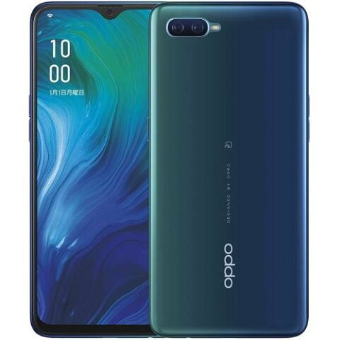 OPPO Reno A 6.4インチ メモリー6GB ストレージ64GB ブラック SIM