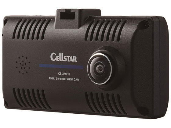 CELLSTAR CS-360FH （2カメラ搭載 360°録画ドライブレコーダー） ドライブレコーダー本体の商品画像