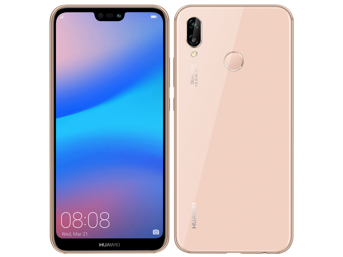 HUAWEI P20 lite 5.84インチ メモリー4GB ストレージ32GB サクラピンク