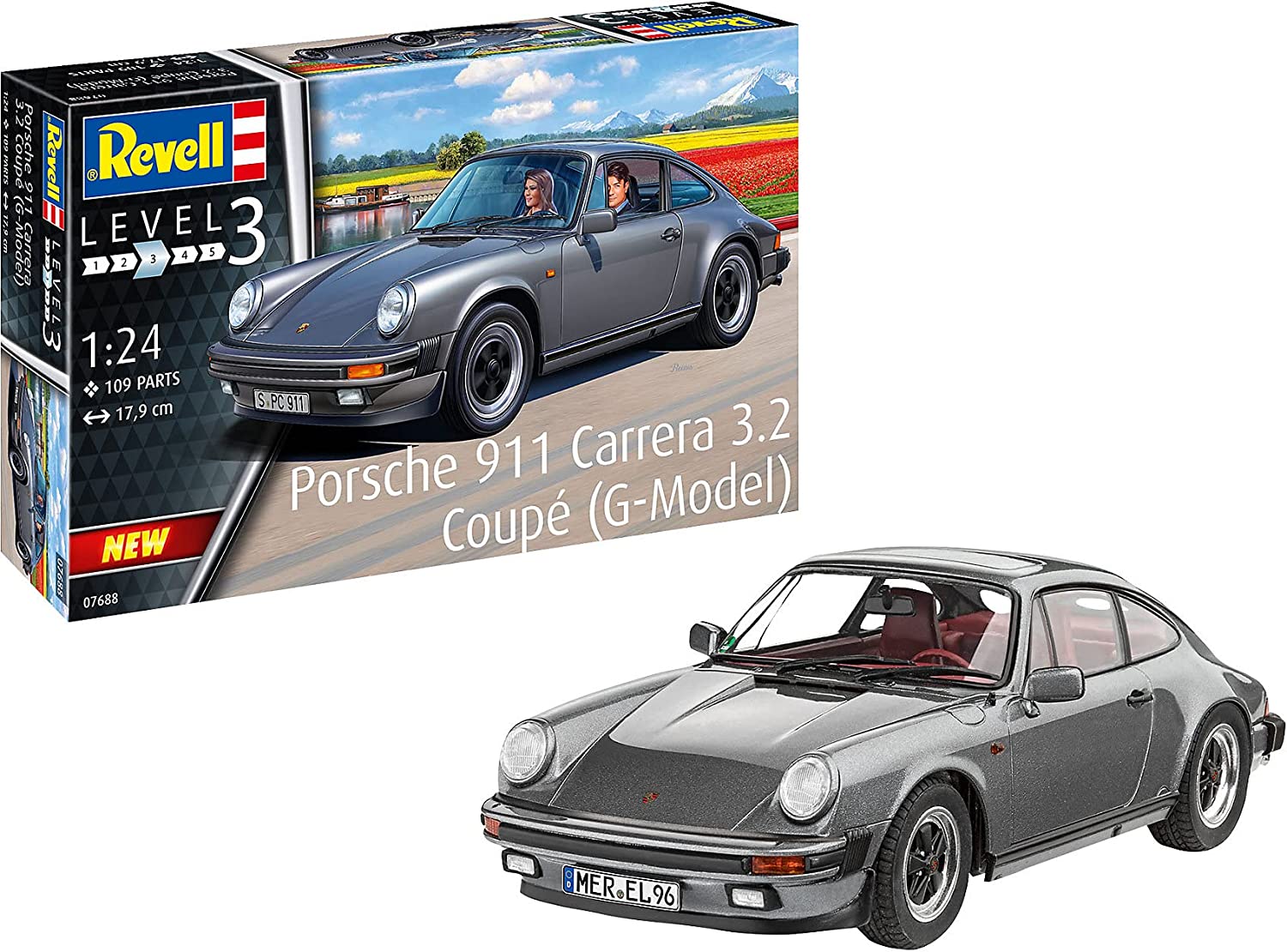 レベル ドイツ ポルシェ 911 G クーペ （1/24スケール 07688） 自動車 