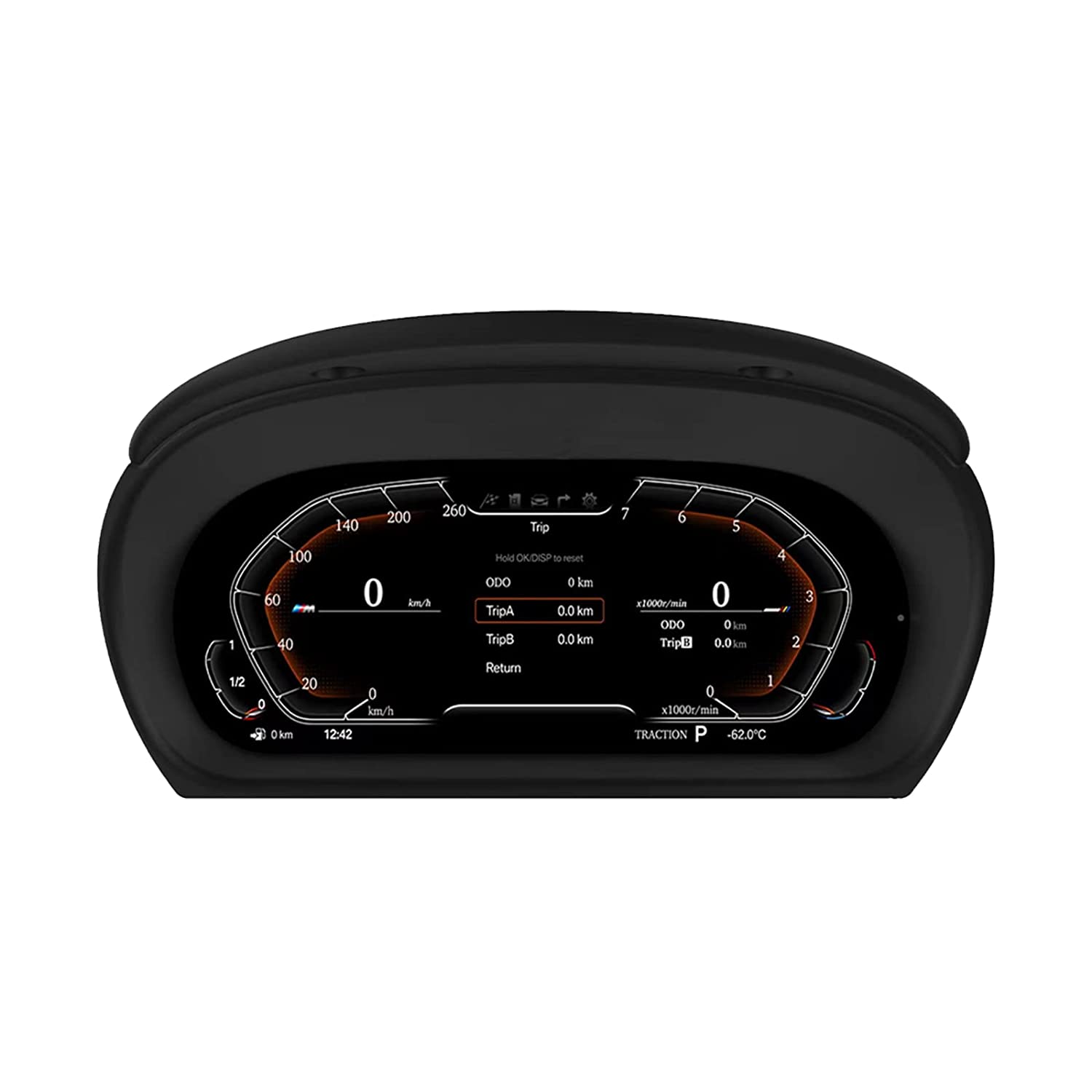 MOOKAKA Speedometer Original Vehicle Data Digital Cluster for BMW 1 3 Series X1 Plug and Play Full LCD 12.3 Inch Screen Cockpit Digital Dash Cluste
