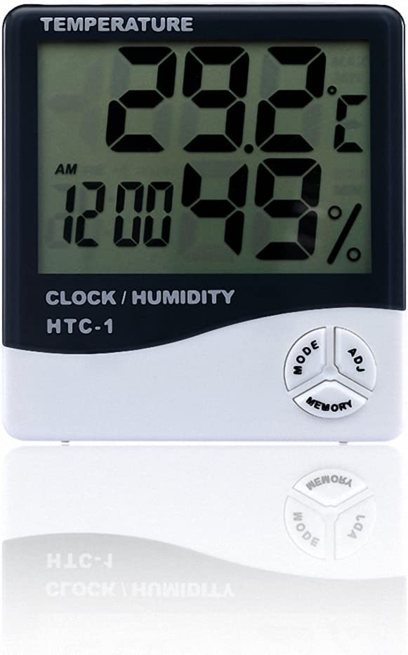 OMEM Reptile Accurately Measures Thermometer Hygrometer LCD Display Temperature and Humidity Data Logger параллель импортные товары 