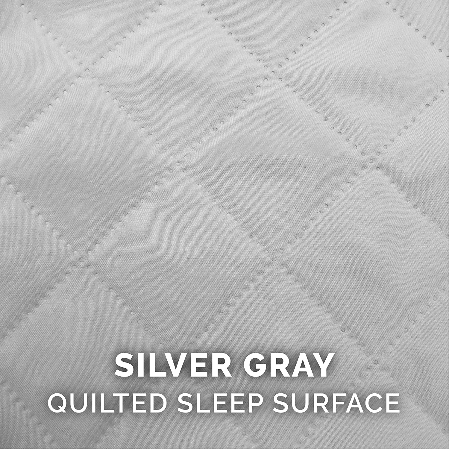 Furhaven XXL Memory Foam Dog Bed Quilted Sofa-Style w/ Removable Washable Cover - Silver Gray Jumbo Plus (XX-Large) parallel imported goods 