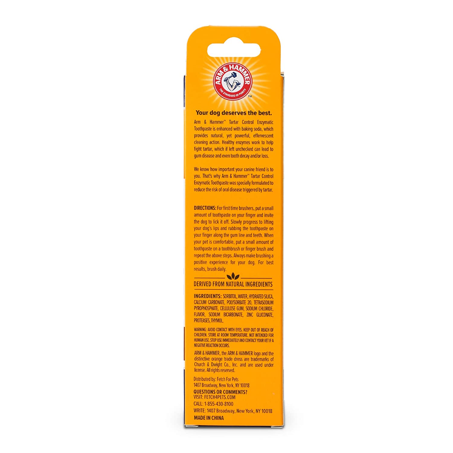 Arm &amp; Hammer for Pets Tartar Control Enzymatic Toothpaste for Dogs | Reduces Plaque &amp; Tartar Buildup
