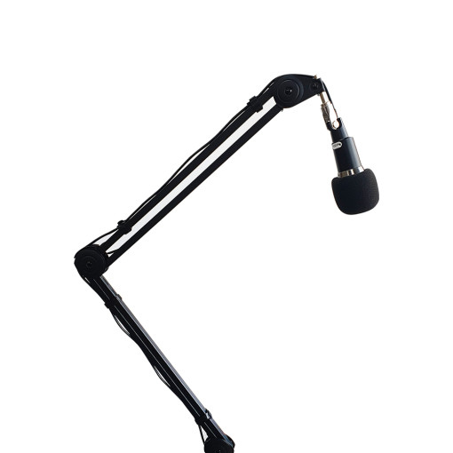 Alterzone ALZMDS-10 L size mice stand Mike arm desk mice stand angle adjustment flexible possibility made of metal black 