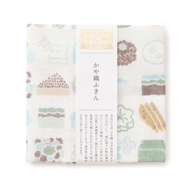  middle river . 7 shop .. woven dish cloth summer. Japanese confectionery gift hot middle see Mai . Bon Festival gift mosquito net cloth 