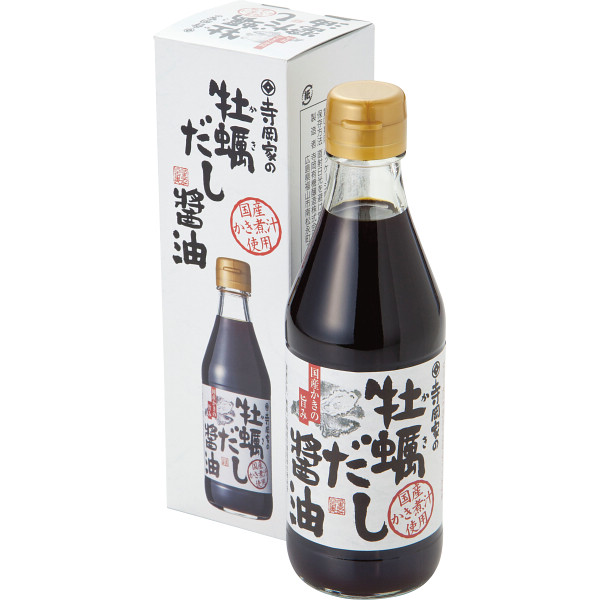 寺岡有機醸造 寺岡家の牡蠣だし醤油 瓶 300ml×1本の商品画像