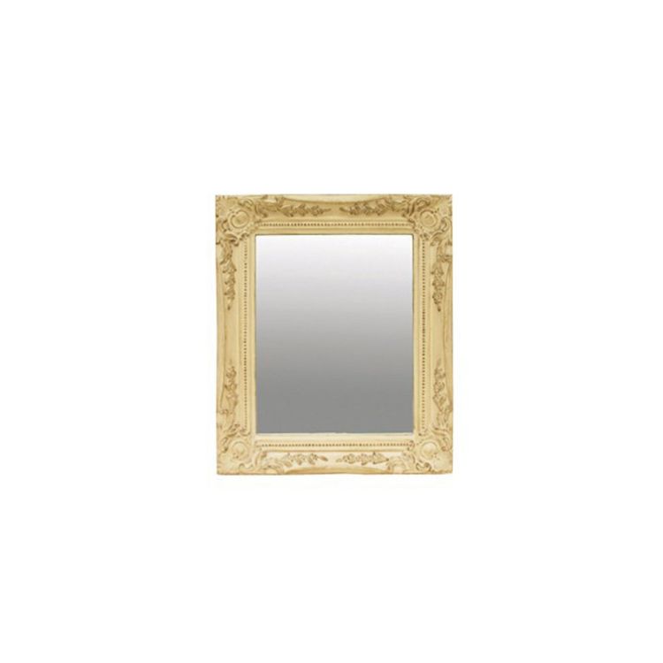ANCIENT MIRROR S SQM801SIV （アイボリー） 壁掛け鏡、ウォールミラーの商品画像