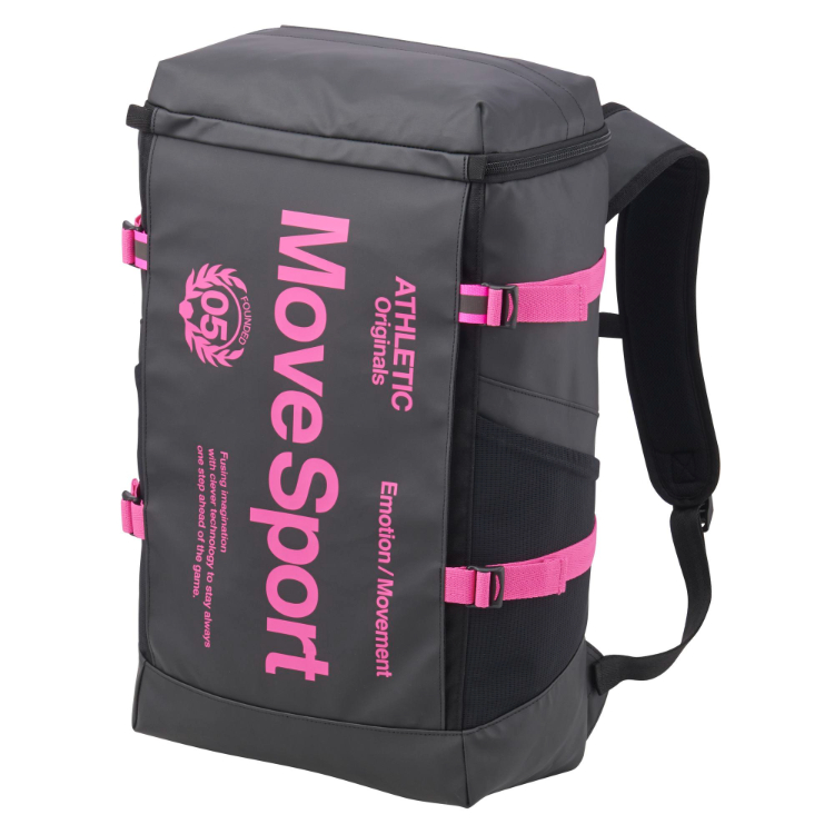 MOVESPORT スクエアバッグ30 ST5SBP30U（ブラック×ネオンピンク）の商品画像