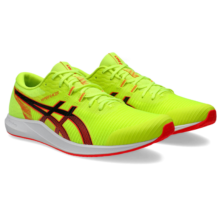 asics Asics HYPER RACER SAFETY YELLOW/BLACK 20.5 1093A233 750 | спорт одежда обувь обувь шиповки пригодный для любой погоды большое растояние рукоятка . Fit чувство 