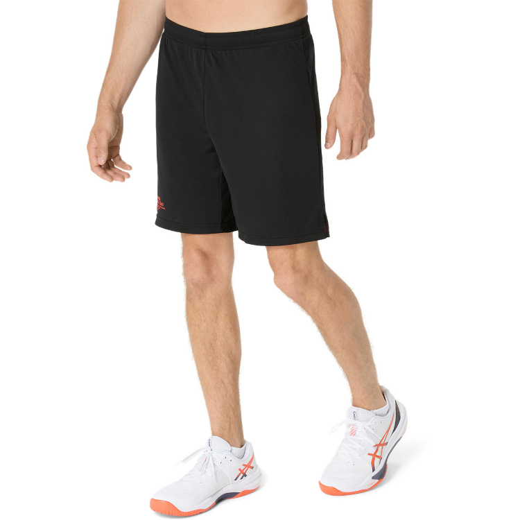 asics Asics верх la Imp Ractis брюки Performance черный x fire Lee красный M 2051A374 1 | спорт одежда низ брюки брюки 