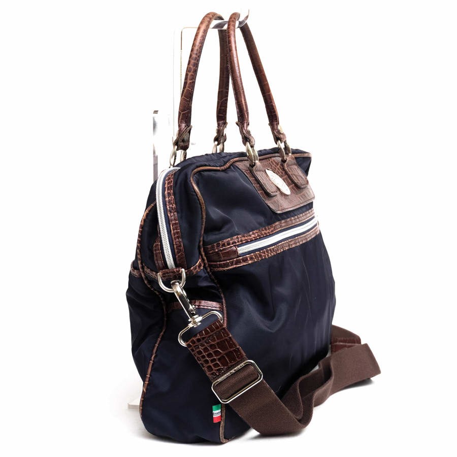 オロビアンコ 牛革 伊リモンタナイロン Desir ビジネスバッグ ショッピング店 Orobianco C3247 Desir