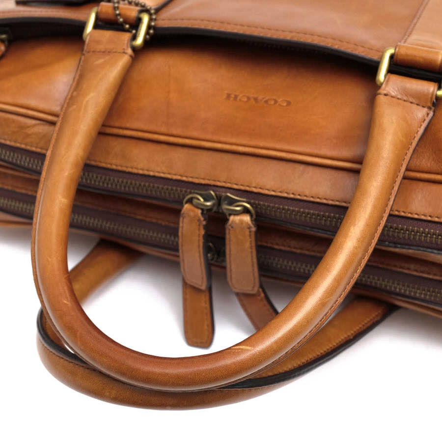 COACH コーチ ビジネスバッグ ブリーフケース ソフトポートレザー