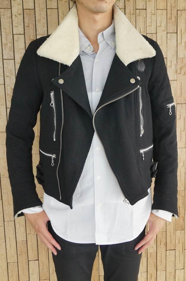 クリスマスファッション BAL × CYDERHOUSE ライダースジャケット