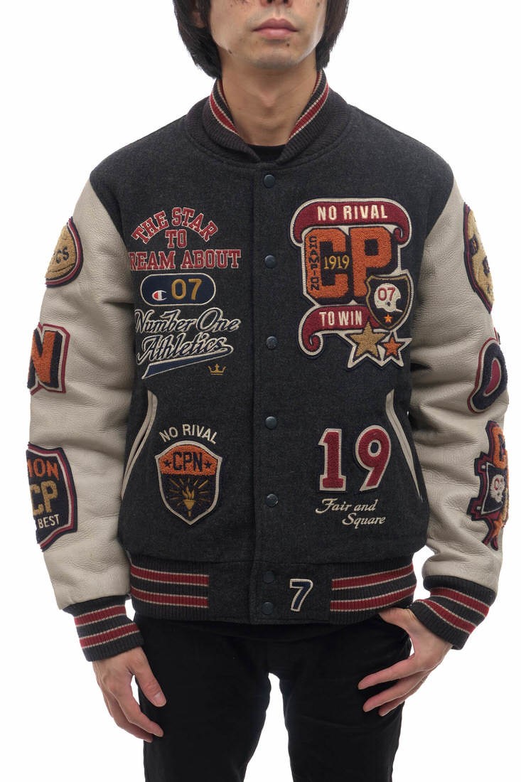 Champion チャンピオン スタジャン C3-N605 アワードジャケット