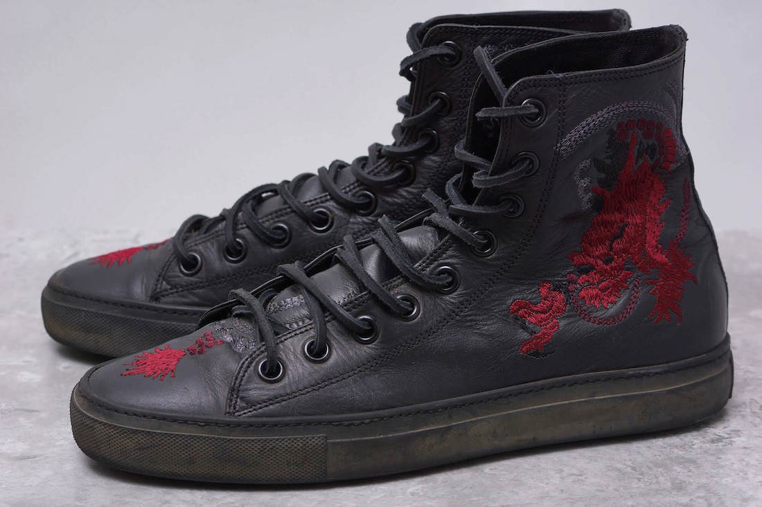 GUCCI グッチ スニーカー 刺繍 龍 竜 ドラゴン ハイカット :s6709