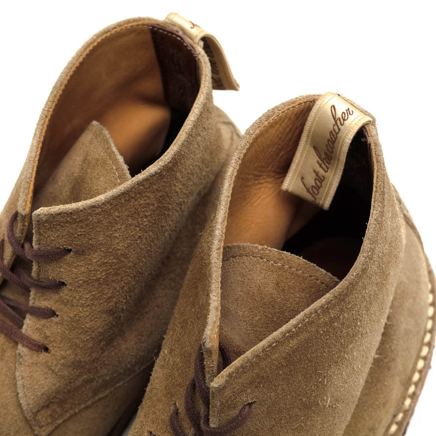 foot the coacher foot The Coach .- chukka boots FT09AW03 MOCCASIN SHOES suede cow leather desert boots crepe sole moccasin 