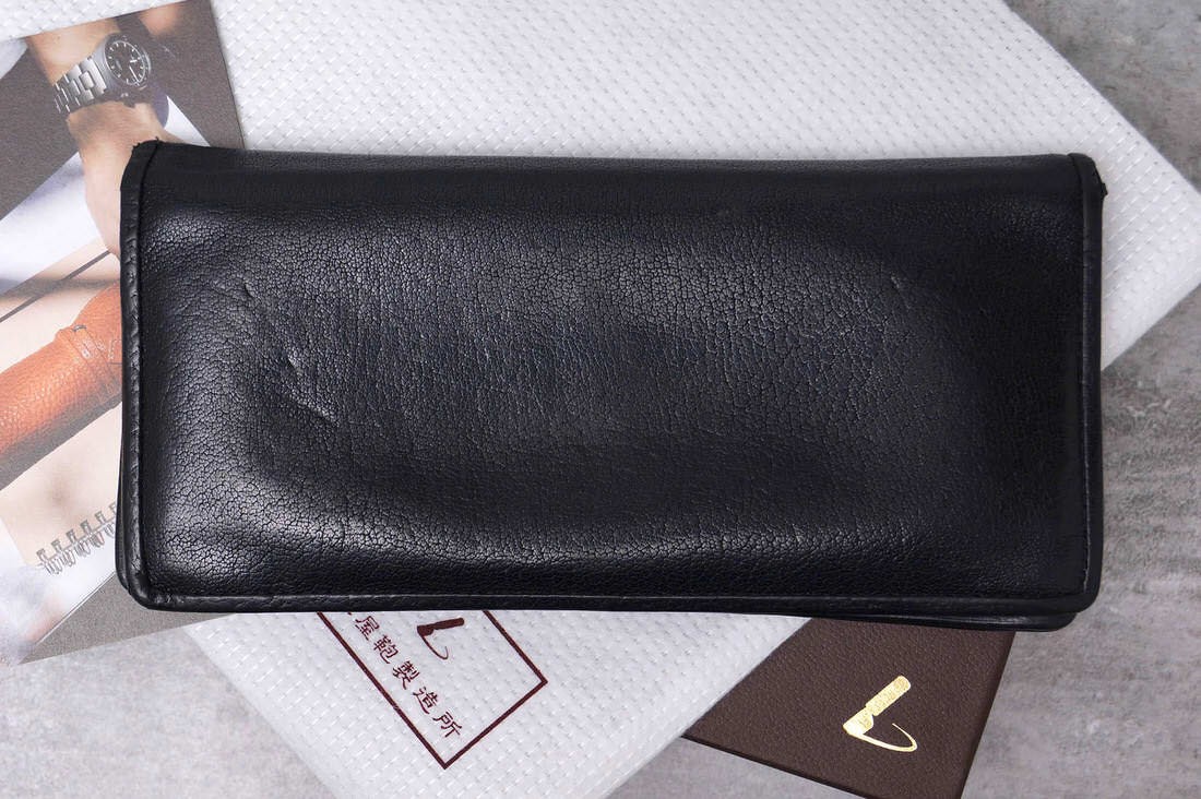 美品】土屋鞄製造所 アルマス スロットインロングウォレット 長財布-