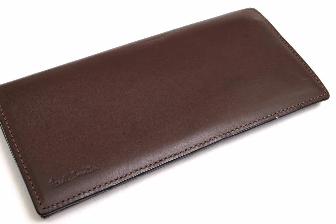 Psy907 牛革 マルチストライプ Desir ポールスミス 長財布 小銭入れあり Smith Paul ショッピング店 長財布 二つ折り Smith W4264 Desir