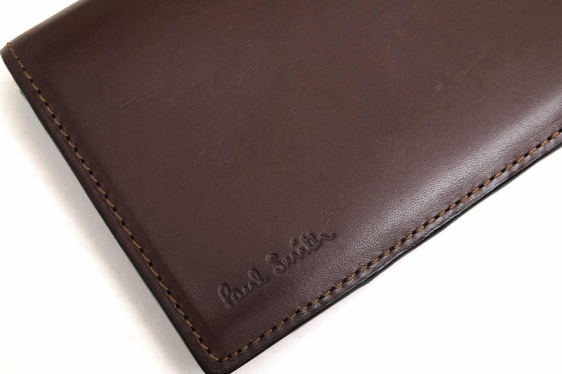 Psy907 牛革 マルチストライプ Desir ポールスミス 長財布 小銭入れあり Smith Paul ショッピング店 長財布 二つ折り Smith W4264 Desir