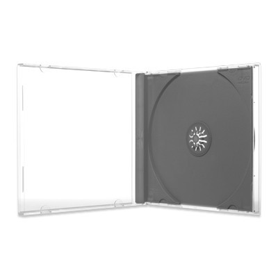 высококлассный DVD драгоценности кейс (1 шт. входит пластиковый кейс ×5 шт )/ серый / DVD Logo 