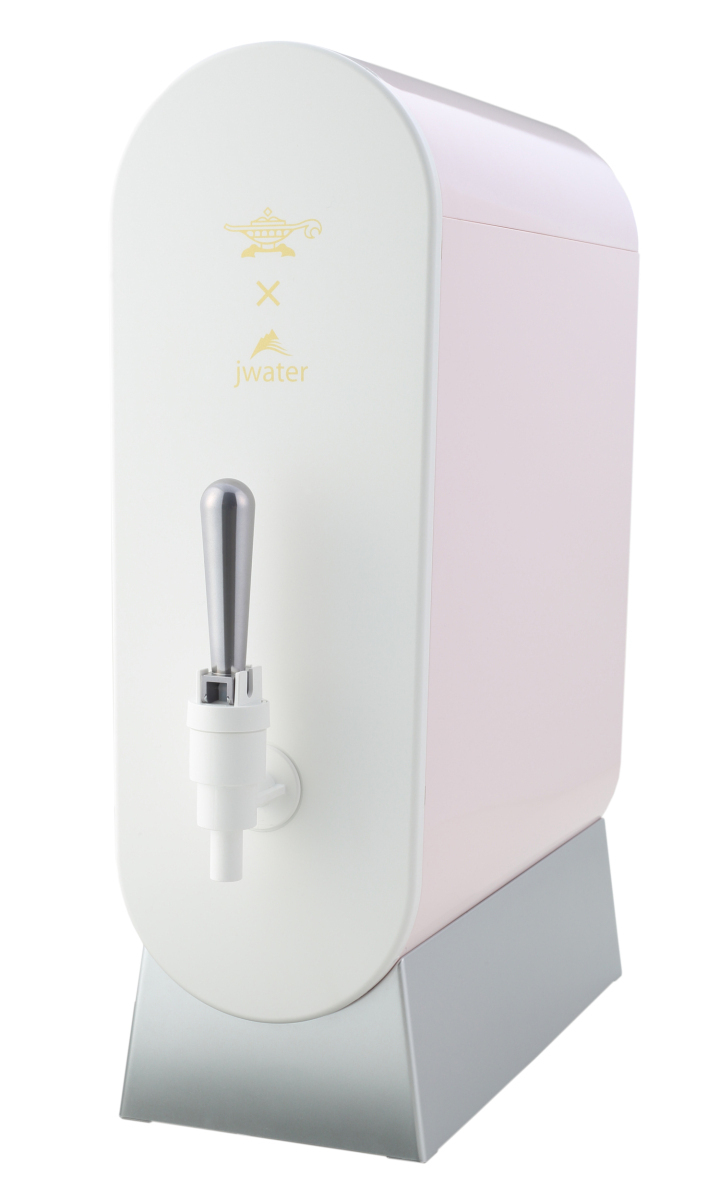 ... .. natural water 1 box present Aladdin water dispenser [ pink ] one person living from Hara .. family till possible to use water server 