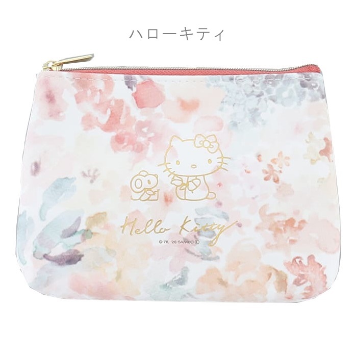  цветок кольцо Sanrio салфетка сумка цветочный принт Sanrio сумка Kitty Chan товары My Melody sina Monroe ru Pom Pom Purin черный mi Chan сумка цветочный принт 