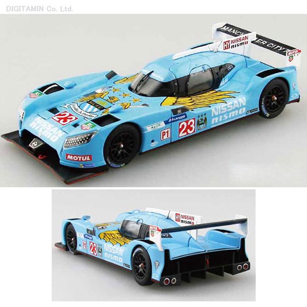 エブロ NISSAN GT-R LM NISMO 2015 MANCHESTER CITY FC （BLUE） （1/43スケール 45251） おもちゃのミニカーの商品画像