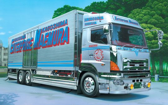アオシマ 前村産業運輸 颯大丸 （1/32スケール 大型デコトラ No.90 
