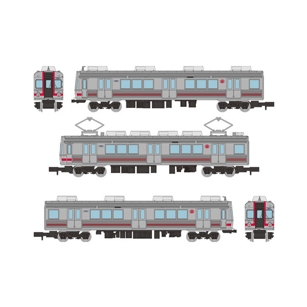 鉄道コレクション 東急電鉄7600系（7601編成）3両セット 332664の商品画像