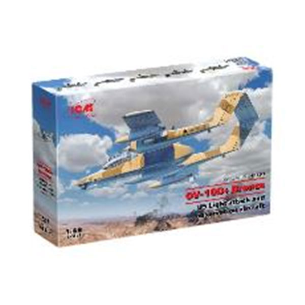 ICM 1/48 アメリカ軍 OV-10D+ ブロンコ プラモデル 48301 成形色 ミリタリー模型の商品画像