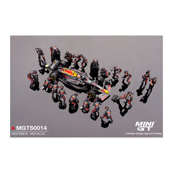 オラクル レッドブル レーシング RB19 2023 優勝車 #1 日本グランプリ Max Verstappen ピットクルーセットの商品画像