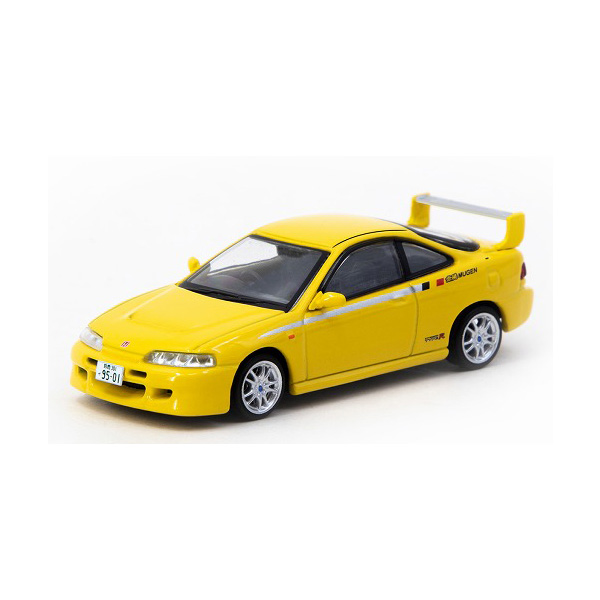 ミニカー Honda Integra Type R MUGEN Honda Integra TYPE R DC2 MUGEN Sunlight Yellow TARMAC おもちゃの