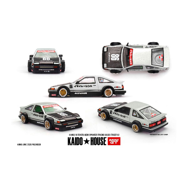トゥルースケールミニチュアス Toyota AE86 スプリンタートレノ Kaido