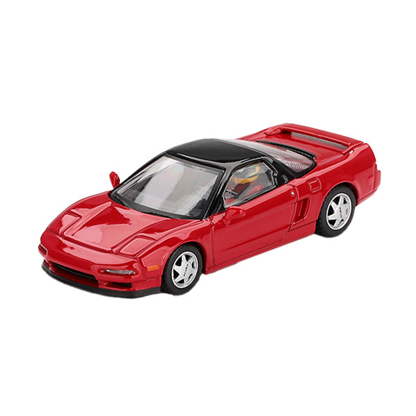 Honda NS-X プロトタイプ ミッドシップスポーツ 1989 アイルトン・セナ フィギュア付 （左ハンドル） （1/64スケール ミニGT MGT01075-L）の商品画像