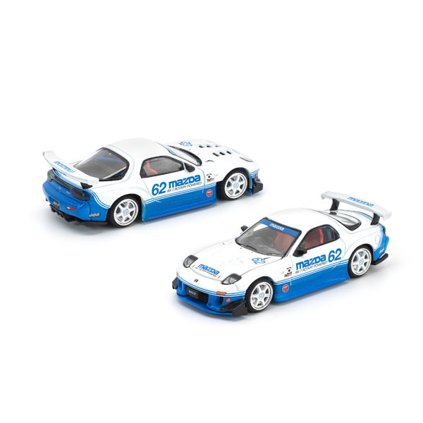 マツダ RX-7 （FD3S） ブルー/ホワイト おもちゃのミニカー - 最安値