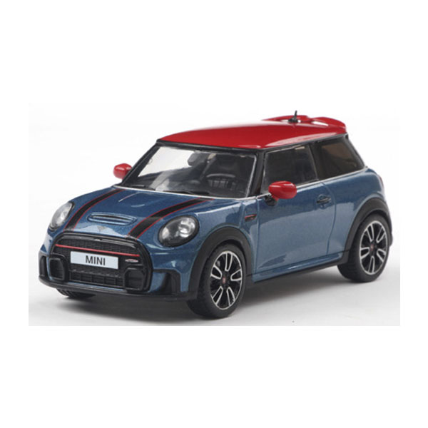 未開封 1/18 京商 ミニクーパー ジョンクーパーワークス ブルー ミニ クーパー ジョンクーパーワークス 2023 （ブルー/レッドルーフ