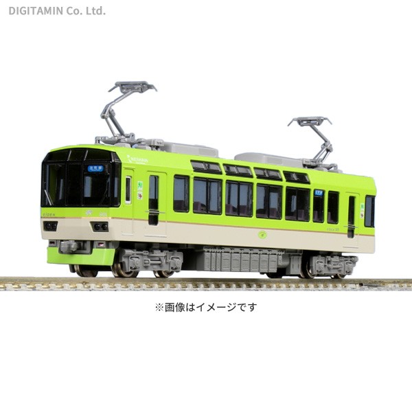 カトー KATO 叡山電鉄900系 青もみじきらら（メイプルグリーン）特別企画品 10-1528 Nゲージの私鉄、第3セクター車両の商品画像
