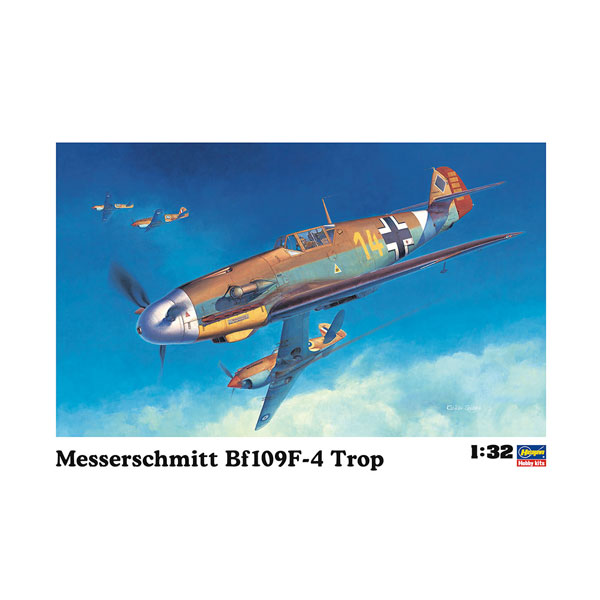 ハセガワ メッサーシュミット Bf109F-4 Trop(1/32スケール ST帯 ハセガワ メッサーシュミット Bf109F-4 Trop(1/32スケール ST帯
