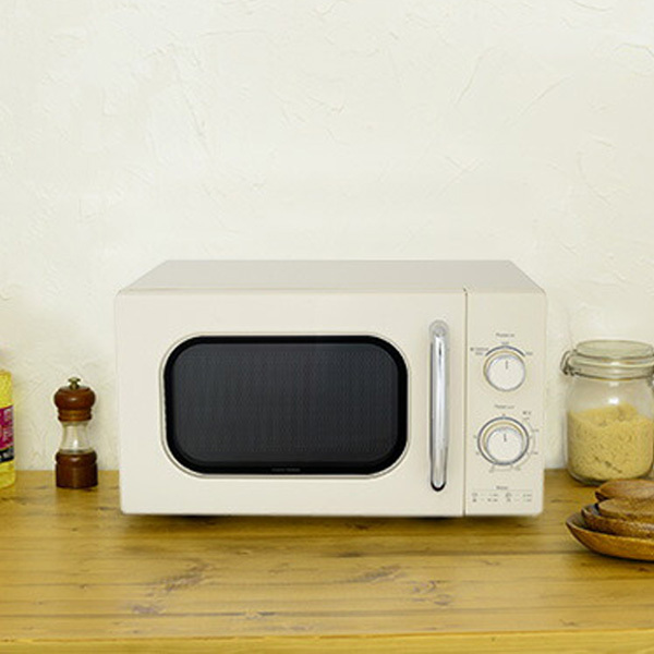 電子レンジ レトロ ガラス ターンテーブルタイプ 西日本 60hz 専用 17l バックライト Pre 702b タイプ 正規逆輸入品 一人暮らし シンプル 安い タイマー付き レンジ