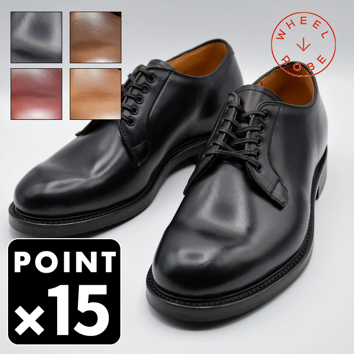 ウィールローブ プレーントゥシューズ WHEEL ROBE WHEELROBE