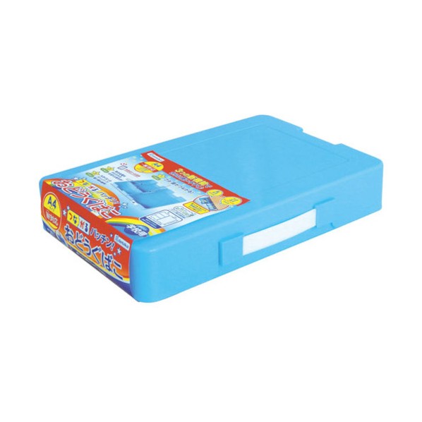 つながるパッチン！おどうぐばこ 手さげ付 ブルー 041440 デビカの商品画像